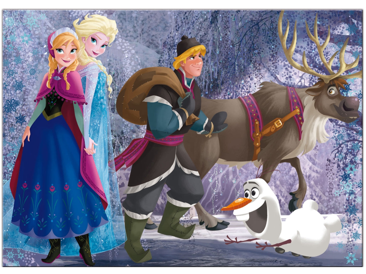 Disney puzzle df maxi floor 108 frozen on the walk