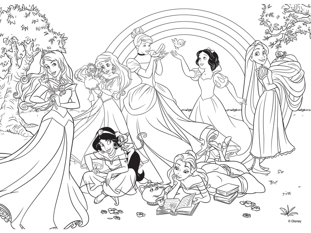 Disney puzzle df maxi floor 24 princess