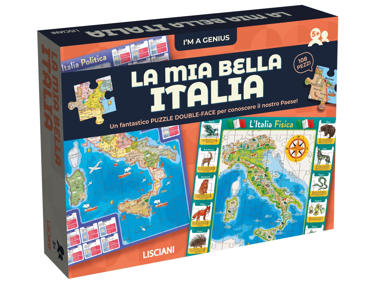 I'm a genius geopuzzle la mia bella italia