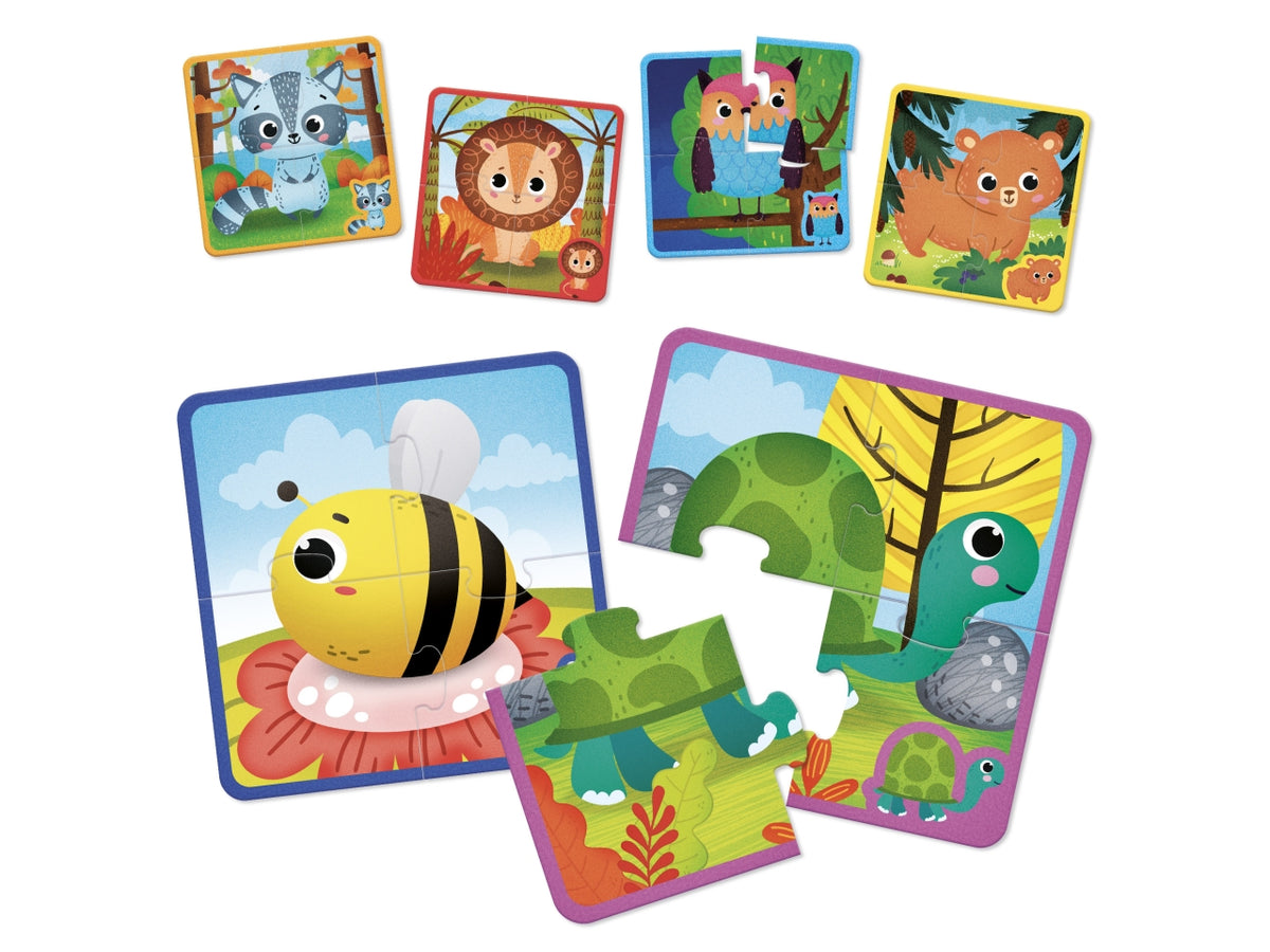 Montessori baby touch puzzle