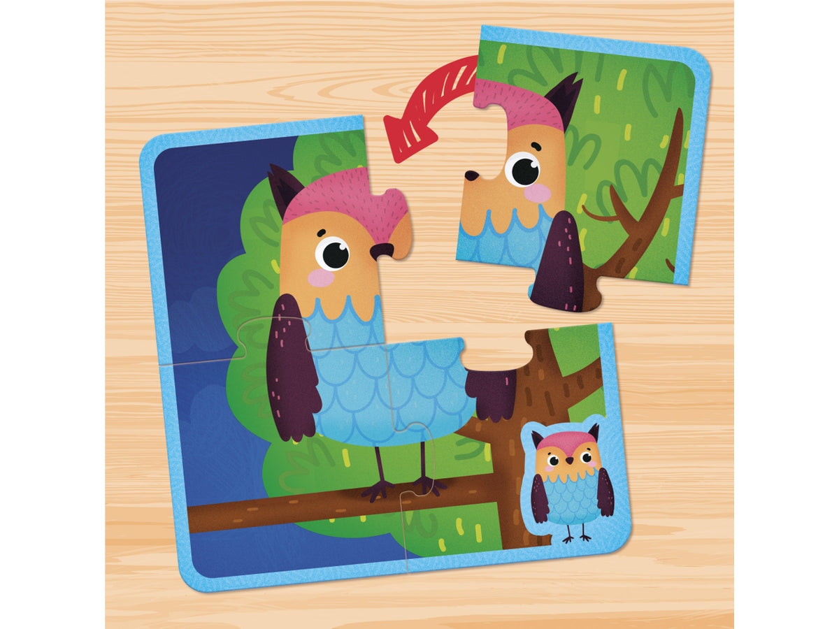 Montessori baby touch puzzle