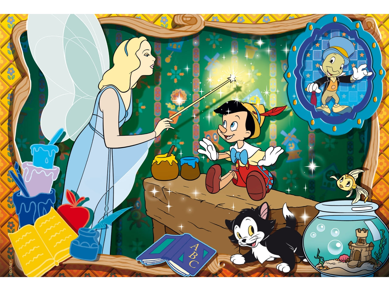 Disney puzzle df maxi floor 24 disney classics pinocchio