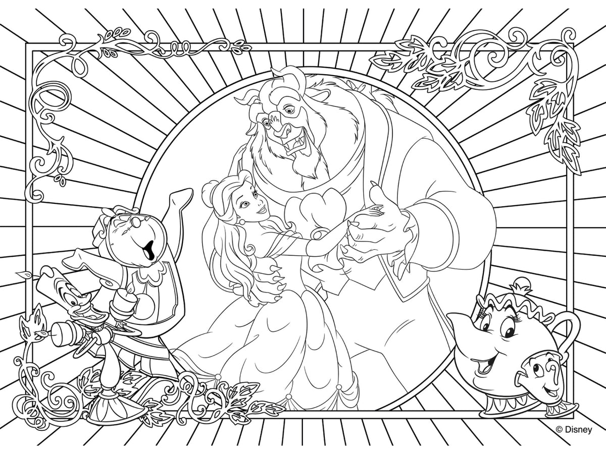 Disney puzzle df plus 108 la bella e la bestia