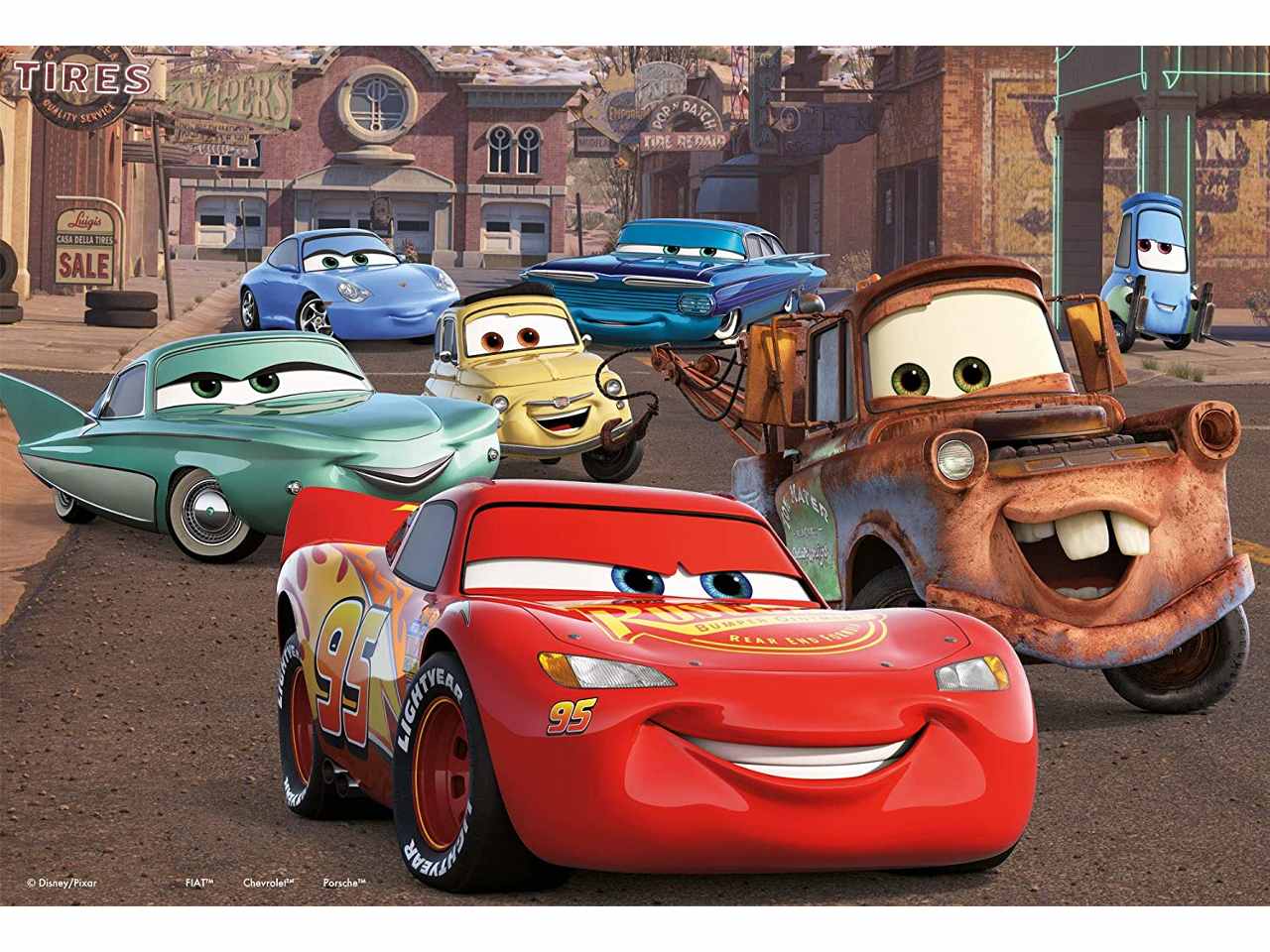 Disney puzzle df plus 24 cars