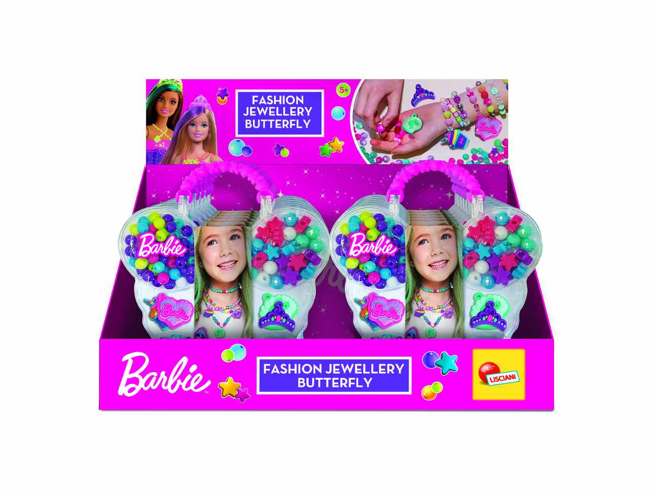 Barbie fashion butterfly bag display 12 pollici
