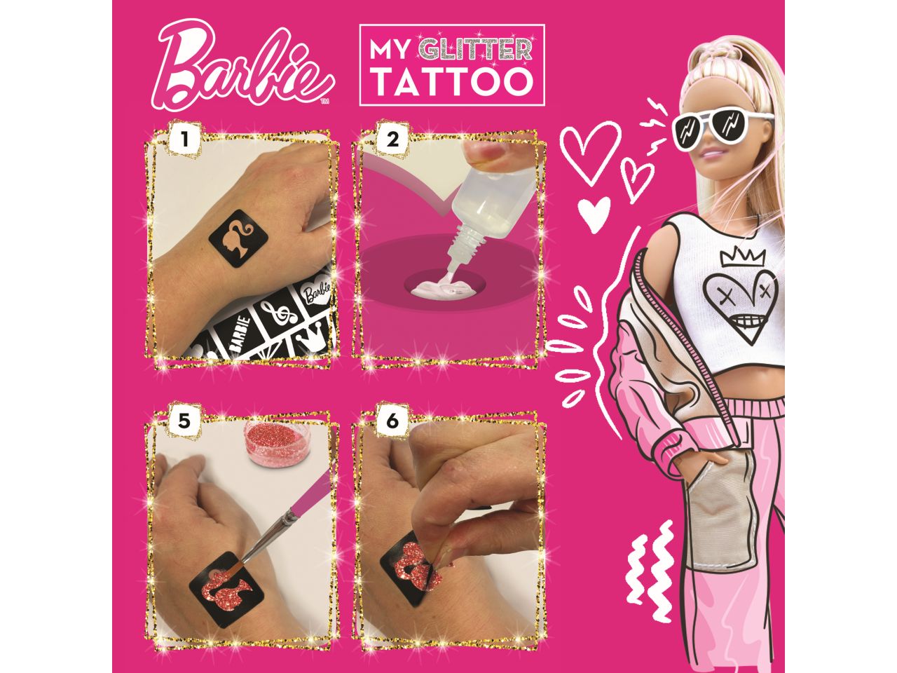 Barbie my glitter tattoo