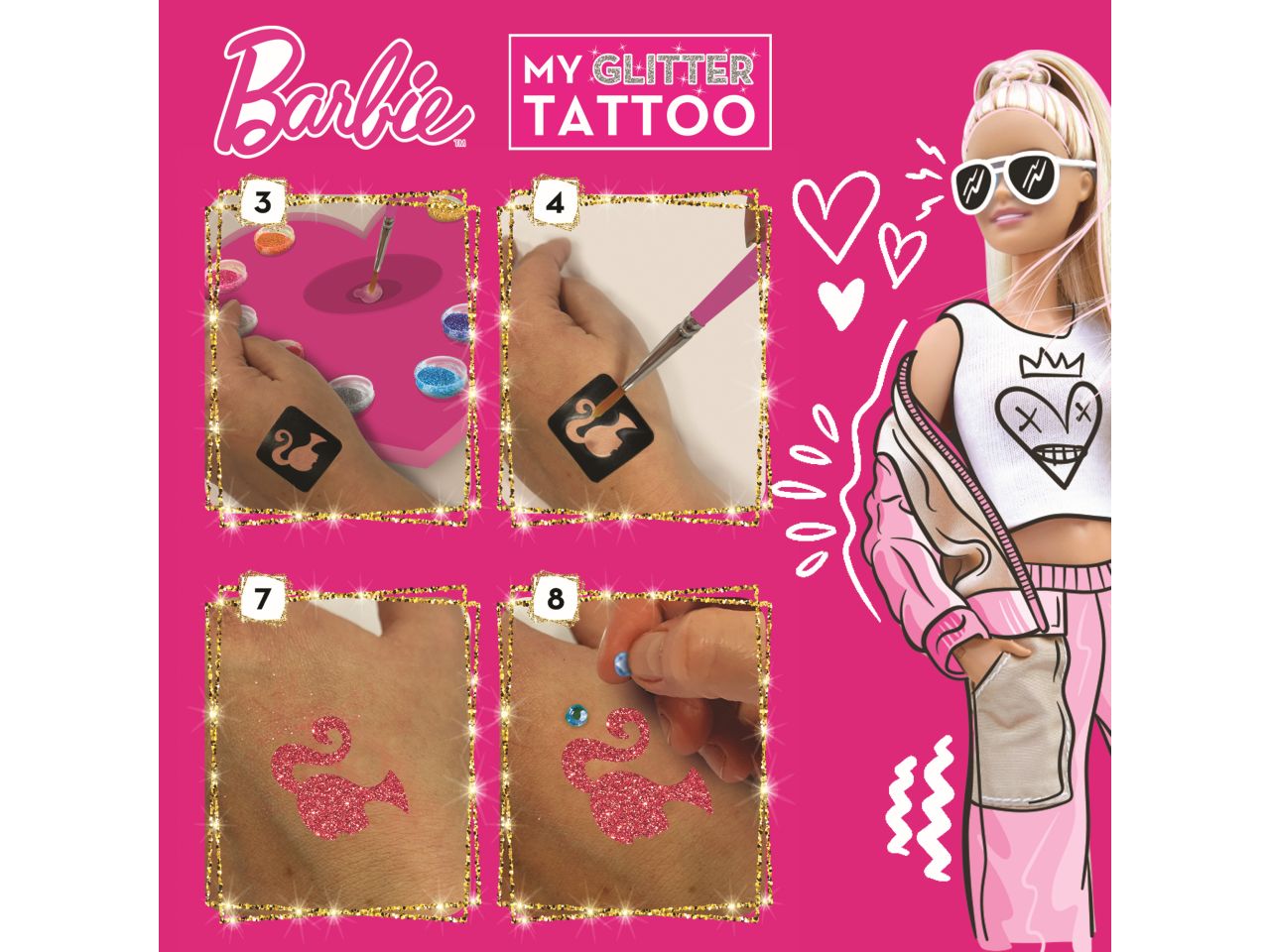 Barbie my glitter tattoo