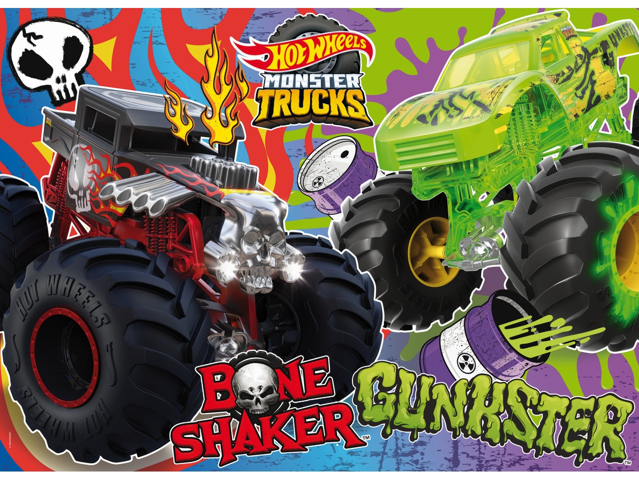 Hot wheels puzzle maxifloor 24