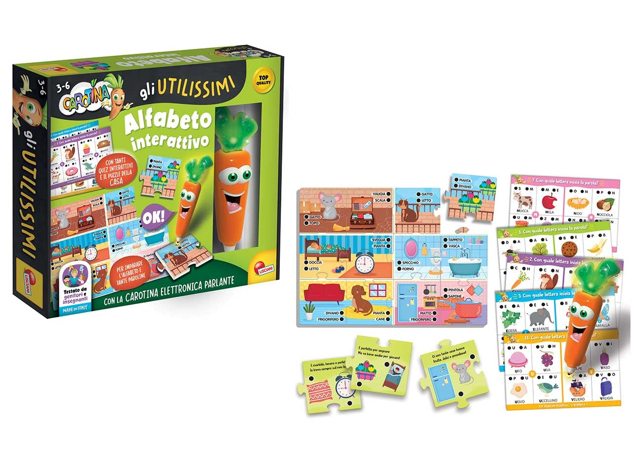Carotina penna parlante gli utilissimi alfabeto interattivo