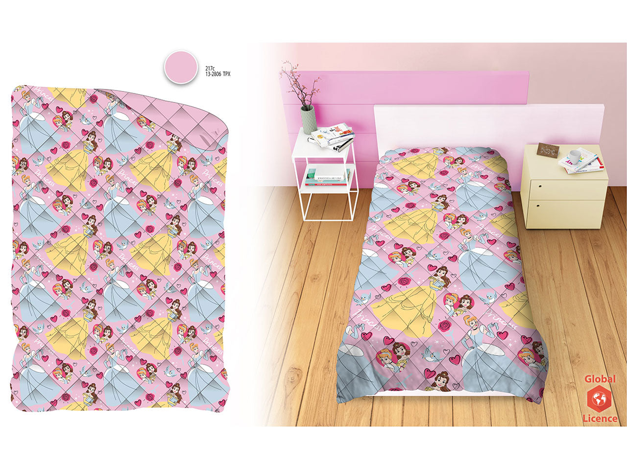 Princess trapunta 1 piazza