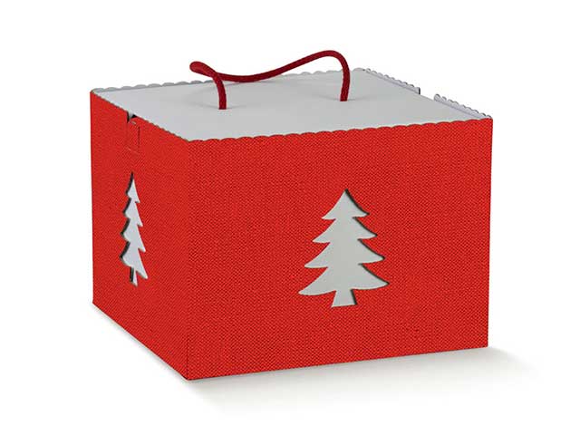 Linea lino rosso scatola 245x245x180 38064