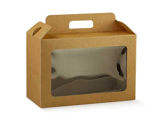 Valigetta avana con finestra 29x14,5x19cm