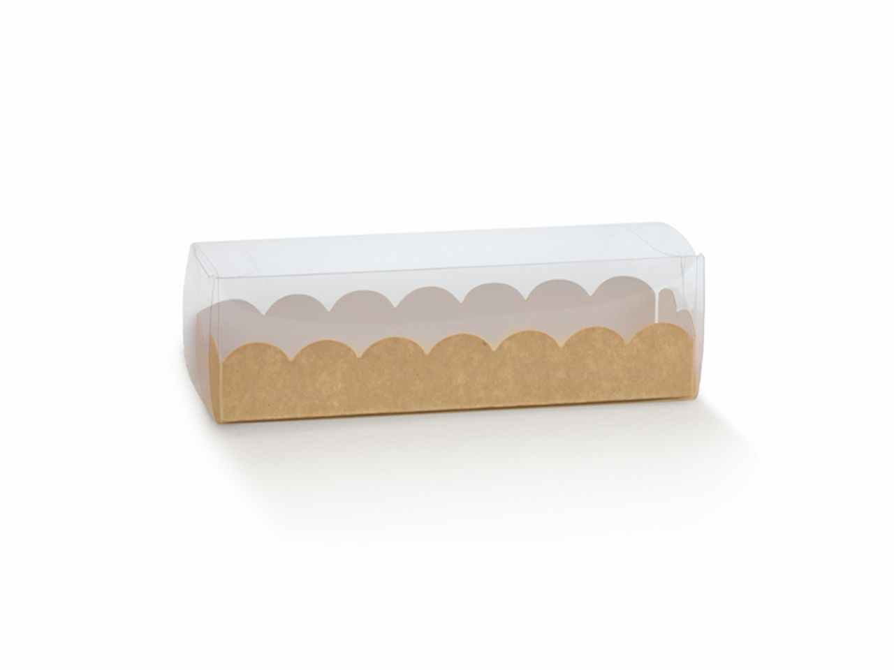 Scatola in pvc 16x5x5cm nature con vaschetta
