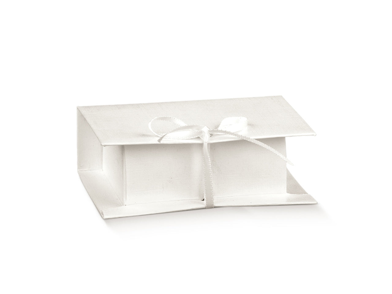 Scatola book linea fibra bianca misura 145x145x40mm