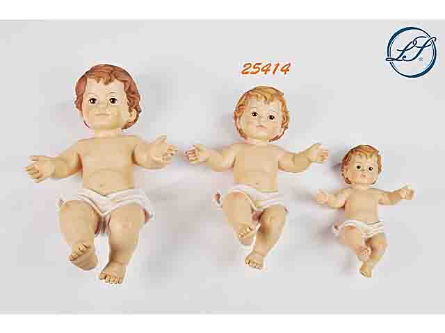 Gesu' bambino in resina misura 26cm