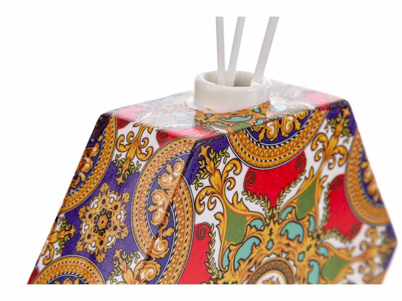 Profumatore esagonale royal carousel con astuccio e bacchette 20x6xh.20cm