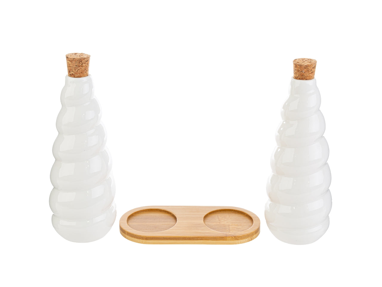Set olio e aceto in porcellana misura 15x7xh.19cm