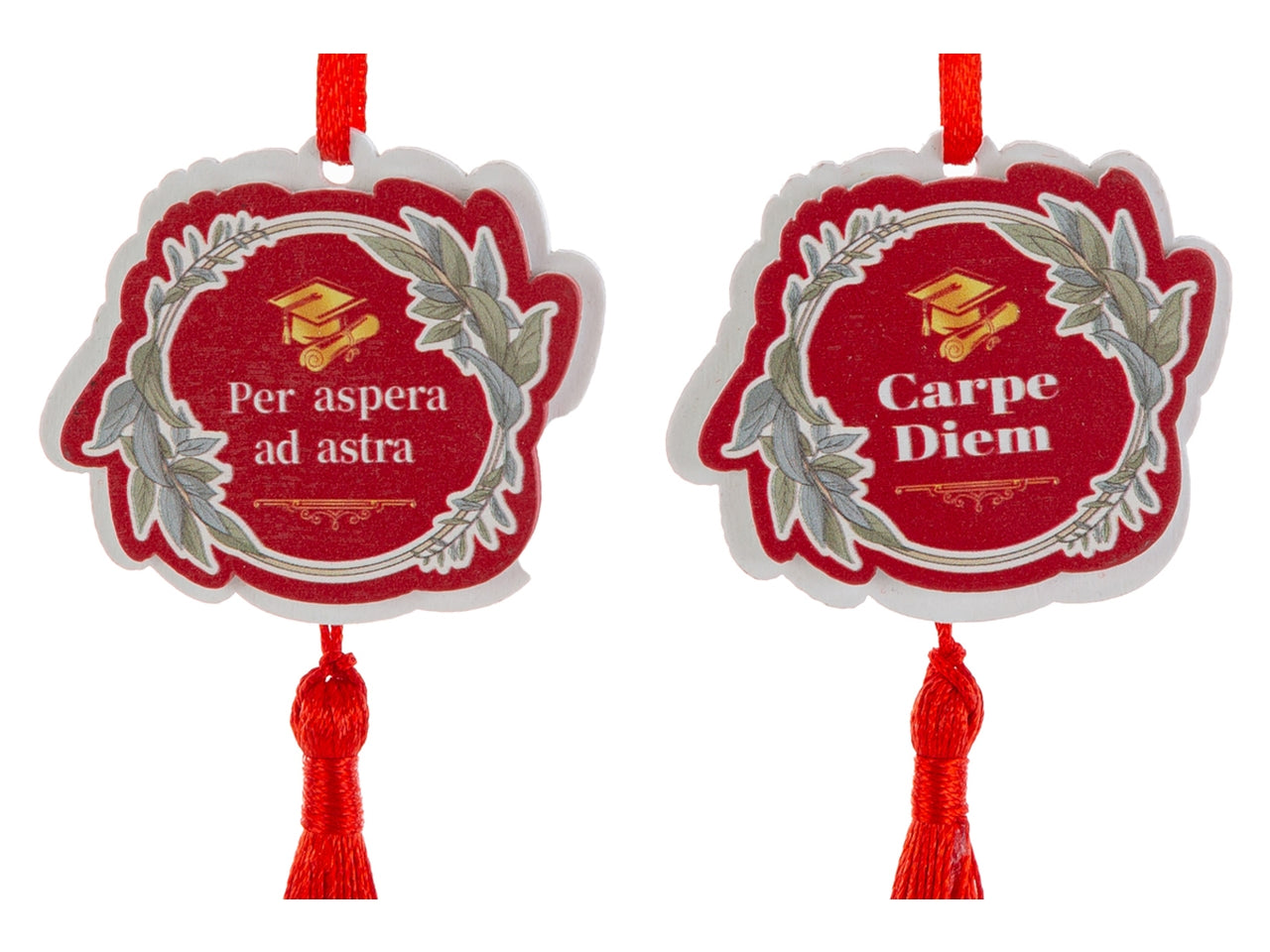 Appendino legno laurea 4x5x18cm 4 assortimenti