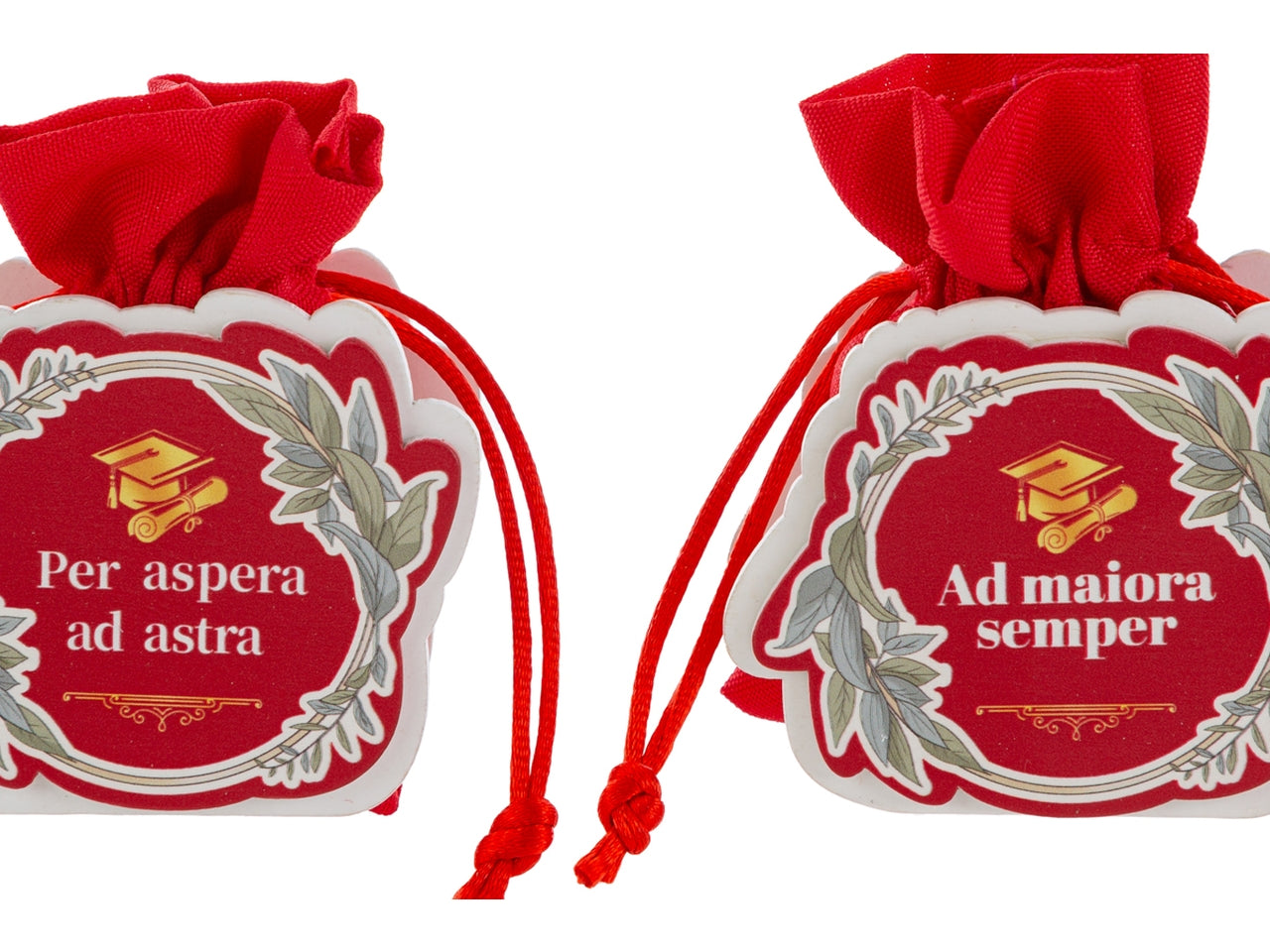 Portasacchetto legno laurea 8x3,5xh.6cm 4 assortimenti