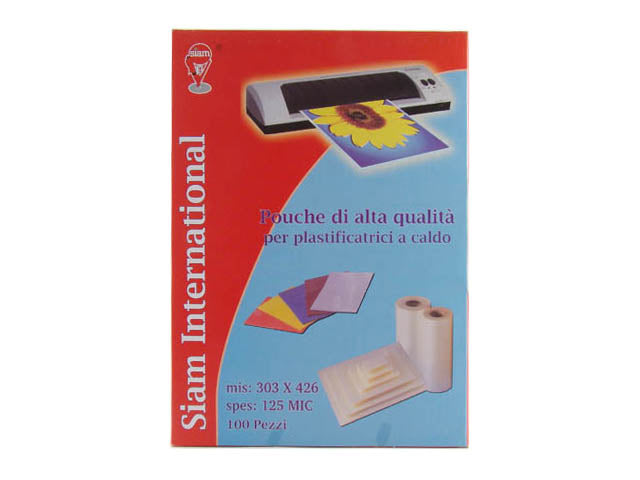 Pouch 303x426mm 125mc 100 pezzi
