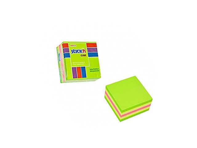 Notes 250 fogli 51x51mm neon