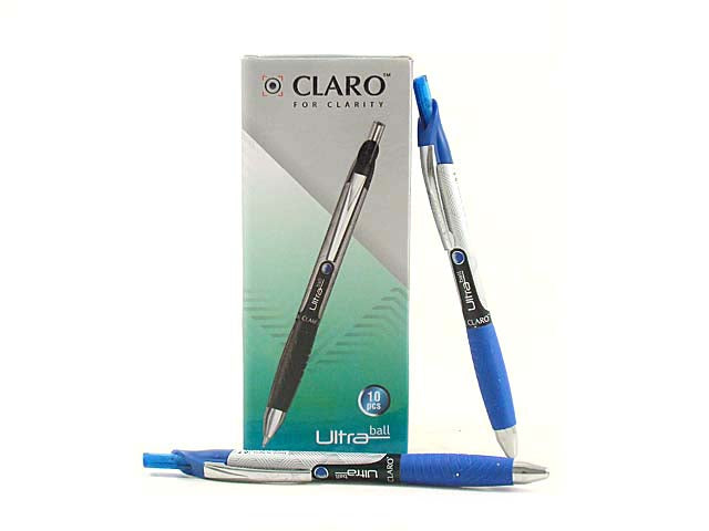 Penna a sfera claro punta 1.0 blu 10 pezzi