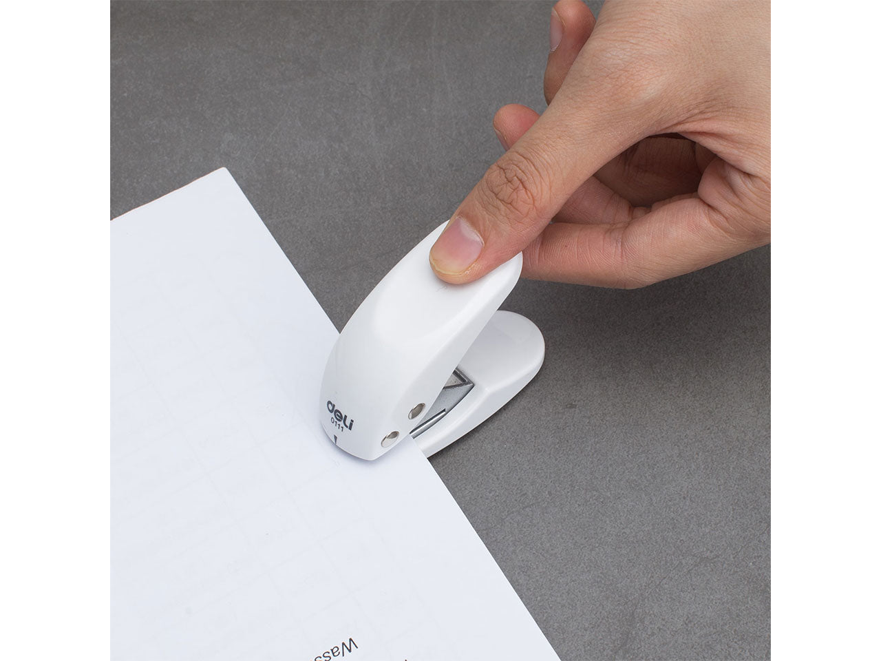 Perforatrice ad 1 foro per 10 fogli