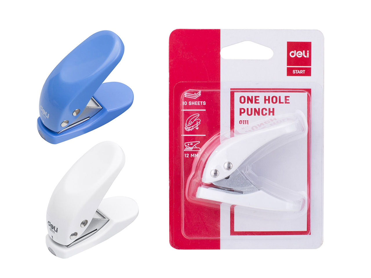 Perforatrice ad 1 foro per 10 fogli