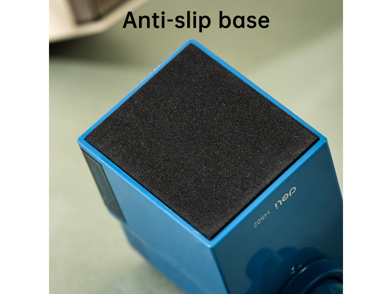 Temperamatite manuale con manovella in 3 colori assortiti in plastica, 5 gradi di affilatura - Deli