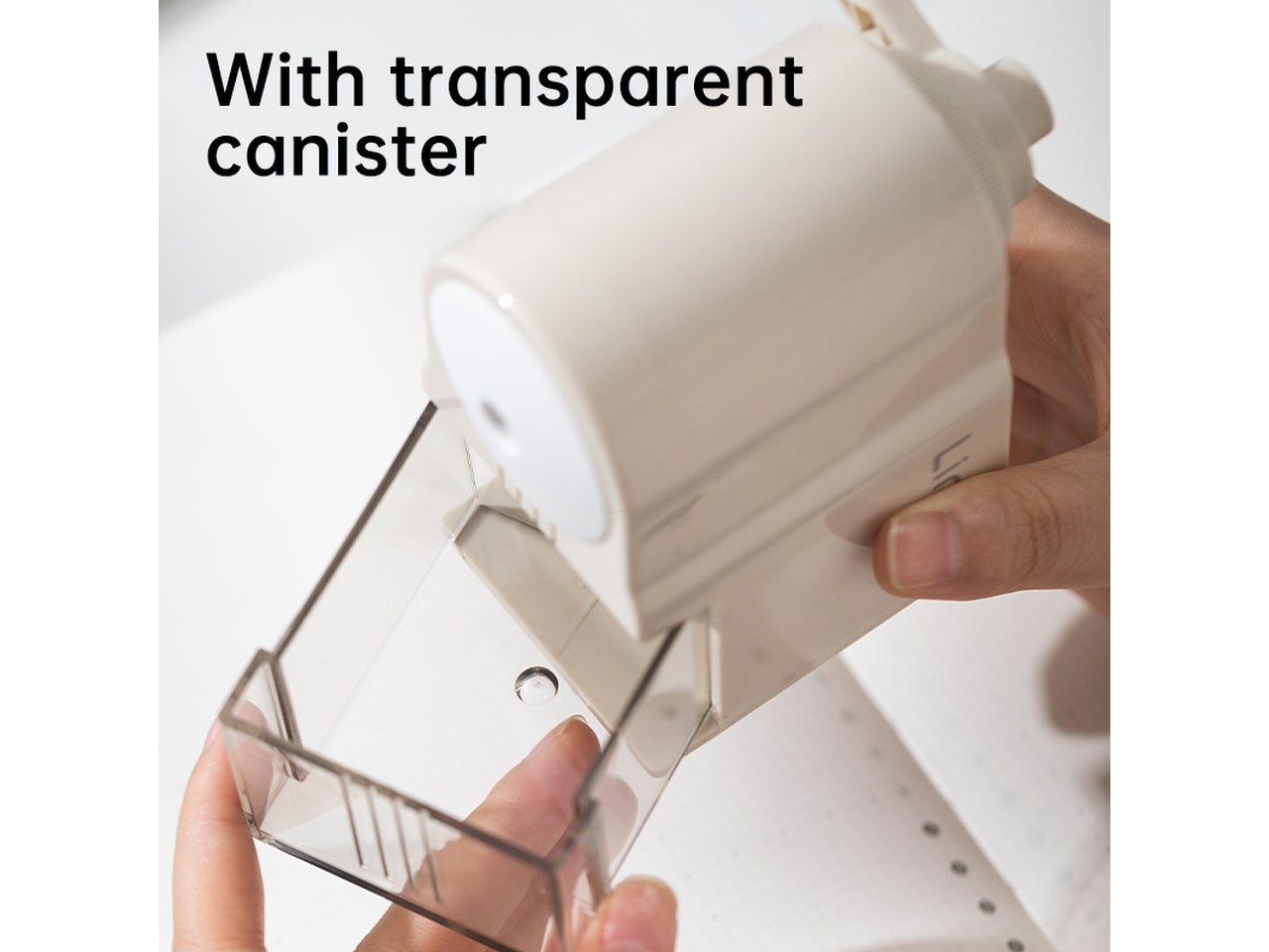 Temperamatite manuale con manovella in 3 colori assortiti in plastica, 5 gradi di affilatura - Deli