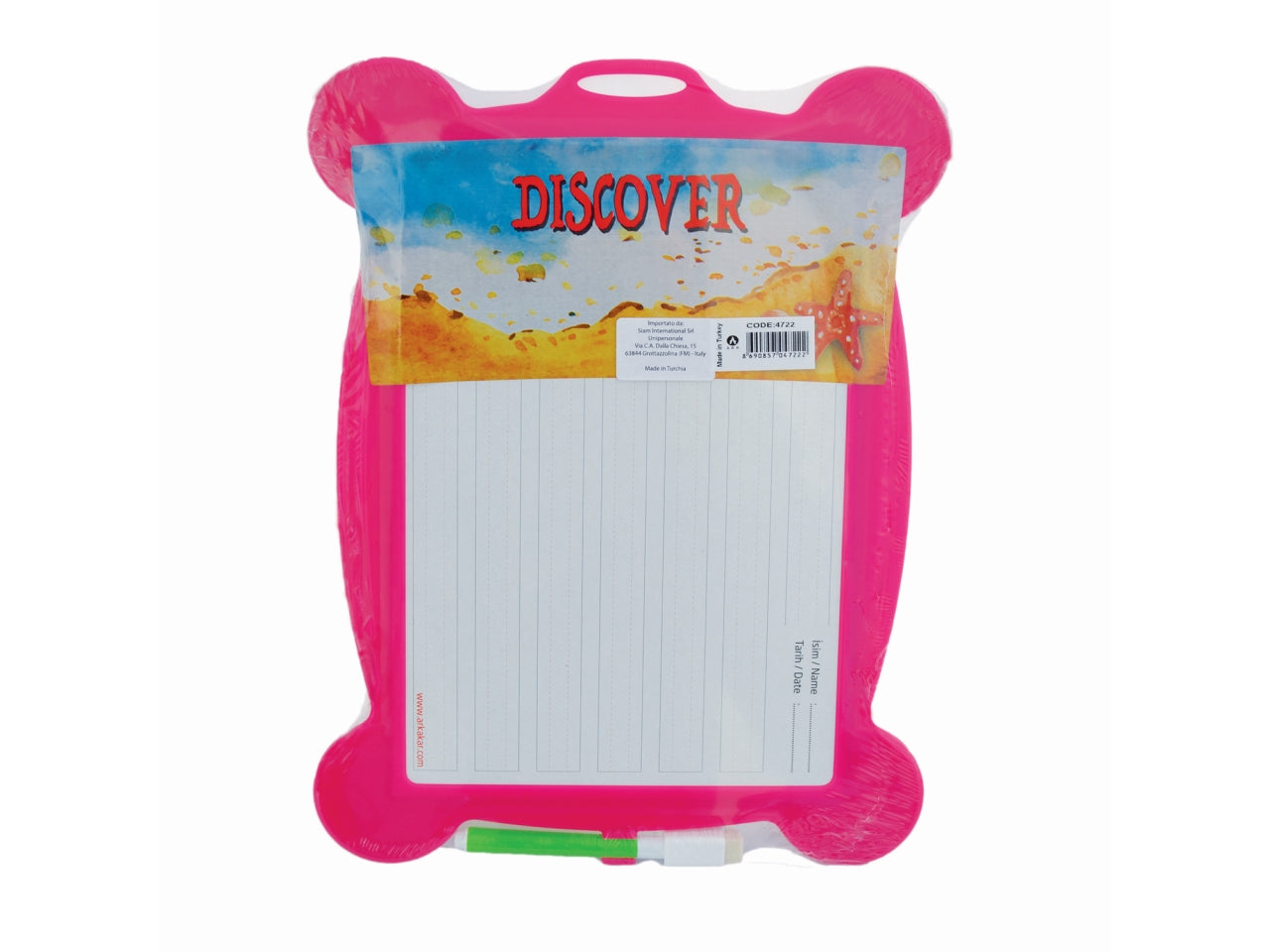 Lavagna fondo bianco colorata