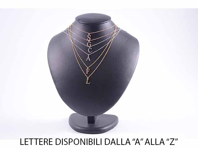 Collanina c/lettera ass.45387