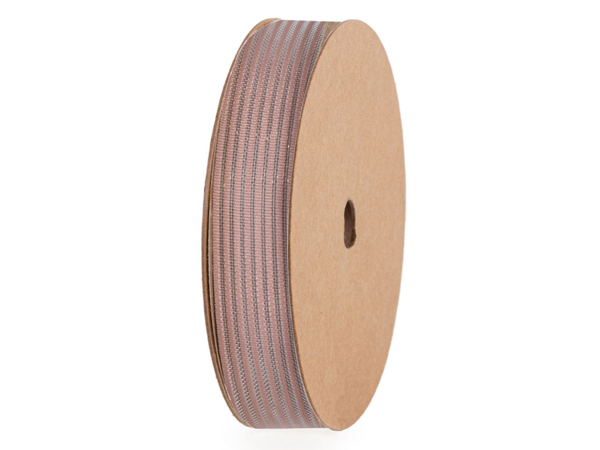 Nastro 16mmx10m decoro irene colore rosa antico