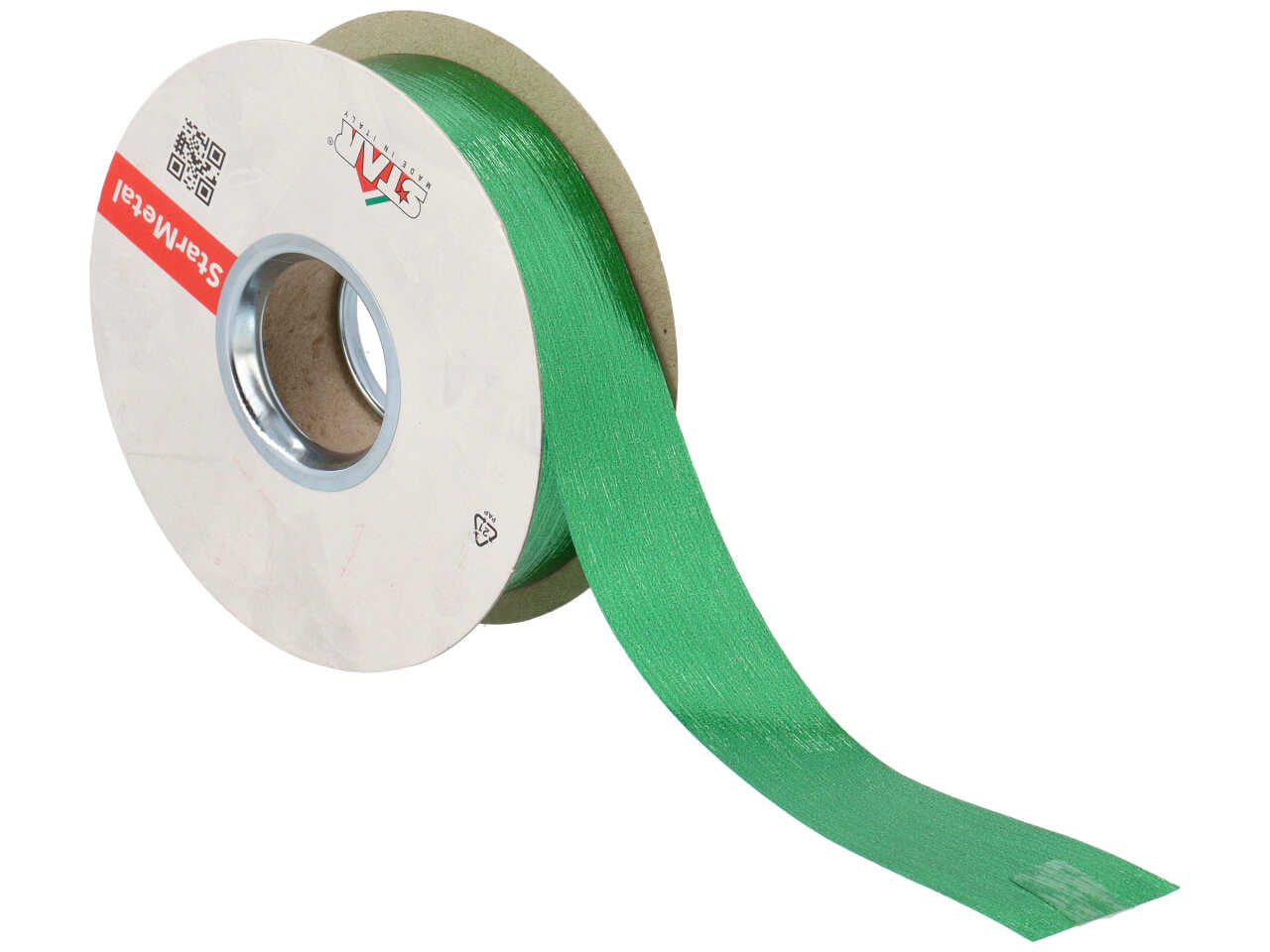 Nastro regalo verde monocromatico 3,1cmx50mt - Star