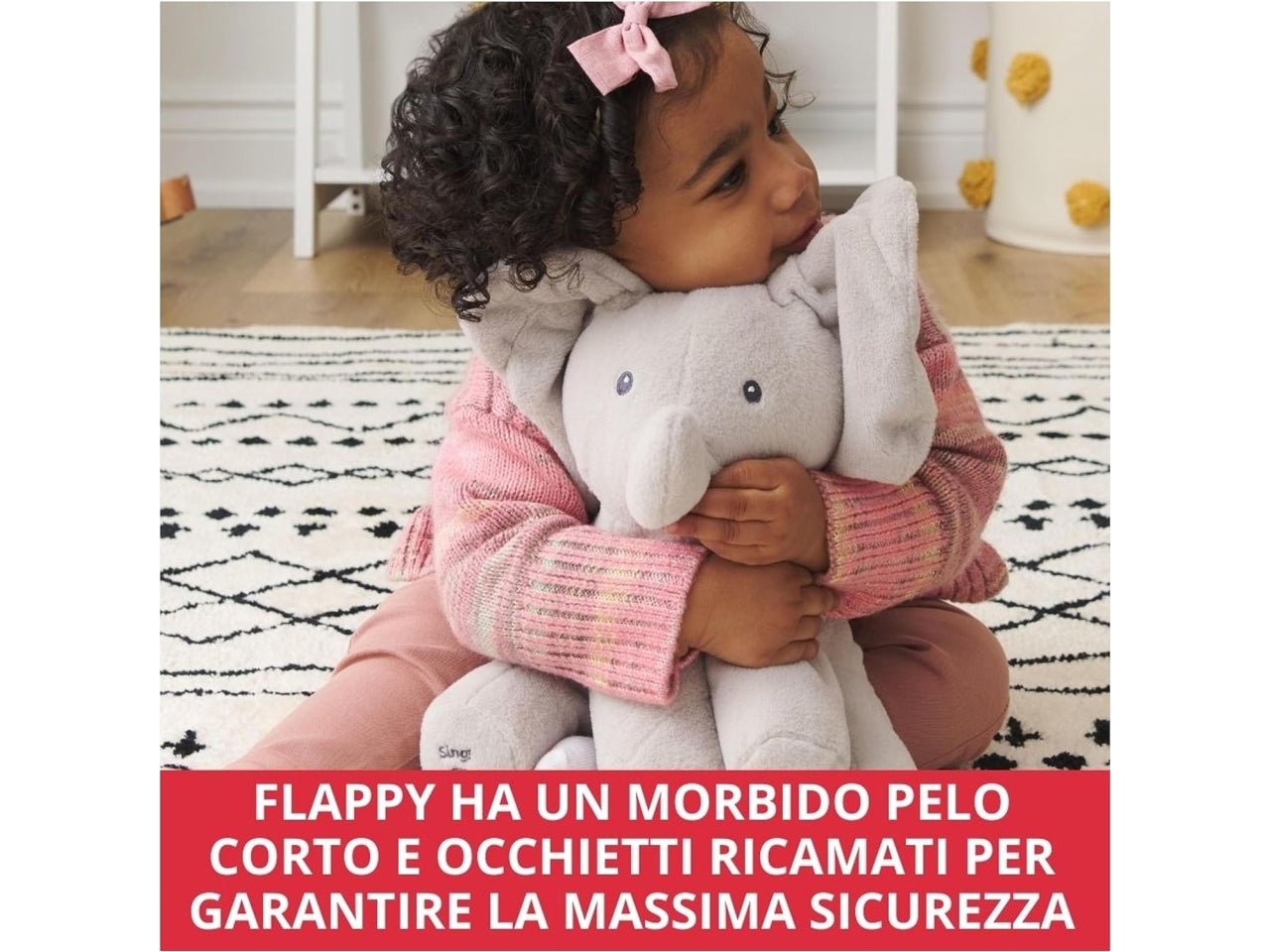 Gund flappy elefantino interattivo parlante