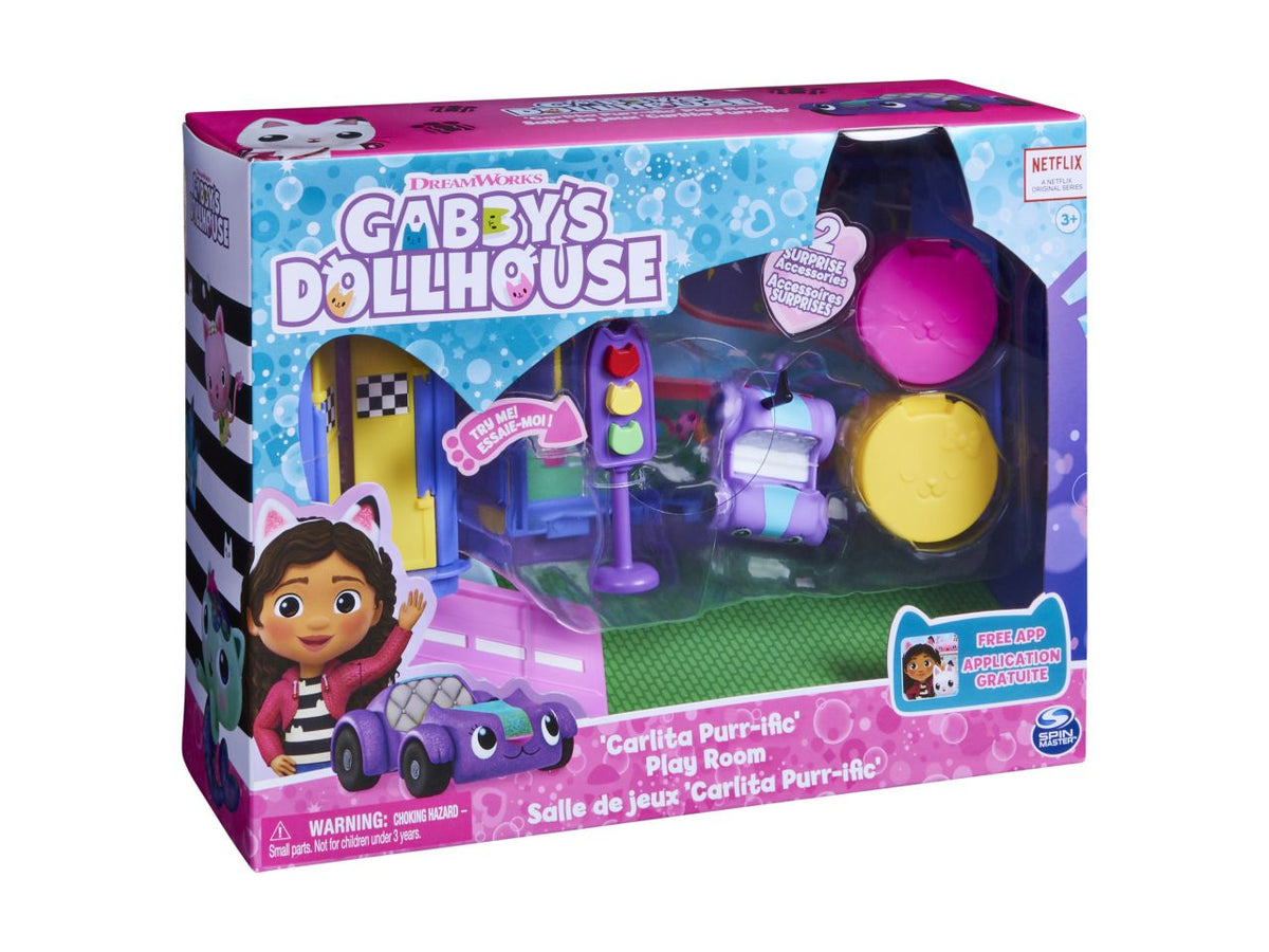 Gabby's Dollhouse le stanze della casa stanza di Carlita