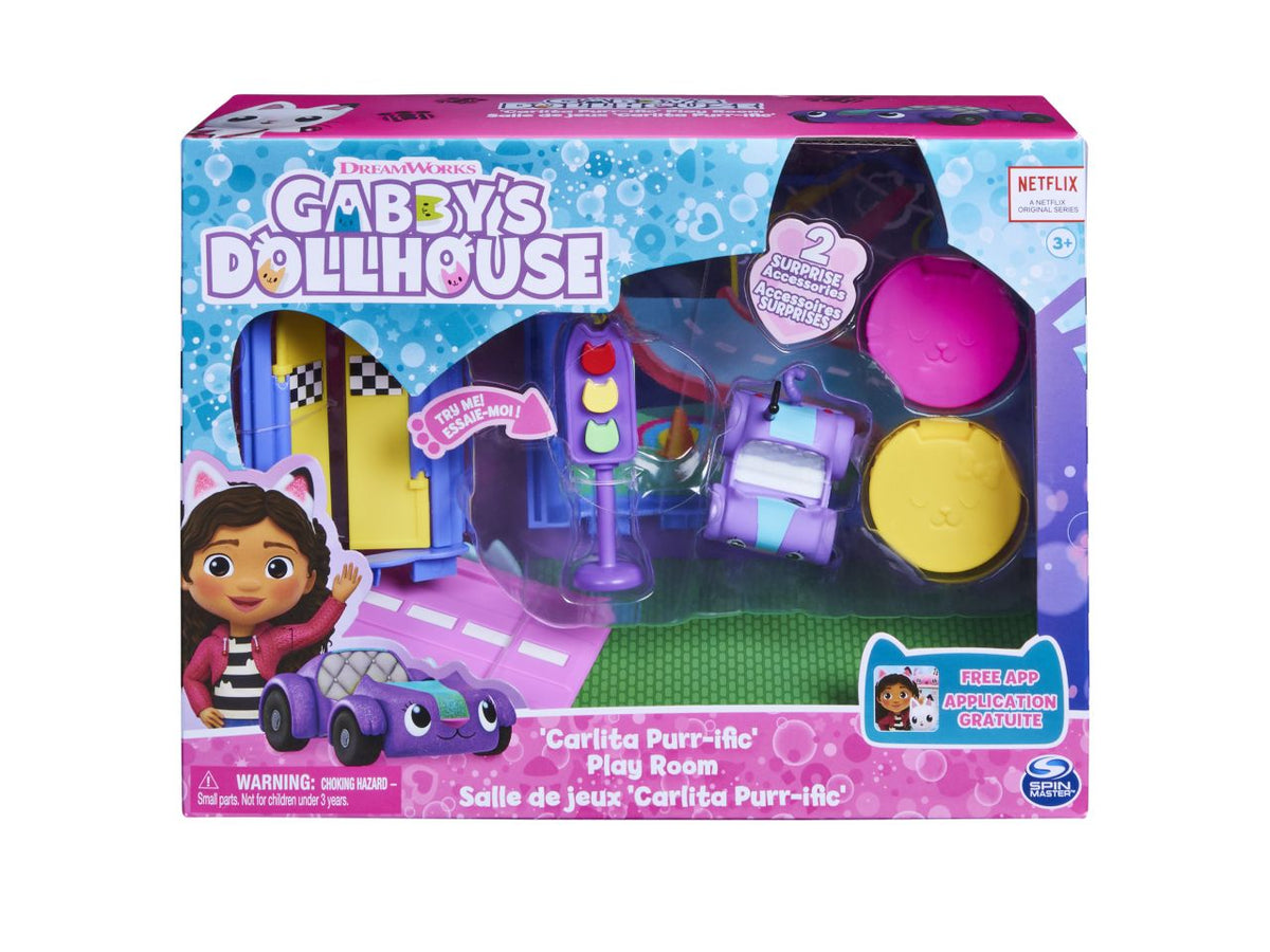 Gabby's Dollhouse le stanze della casa stanza di Carlita