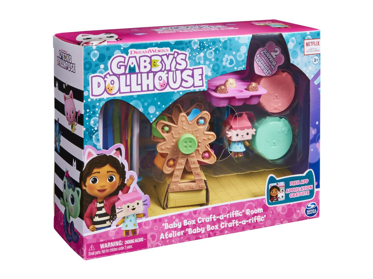 Gabby's Dollhouse le stanze della casa studio d'arte