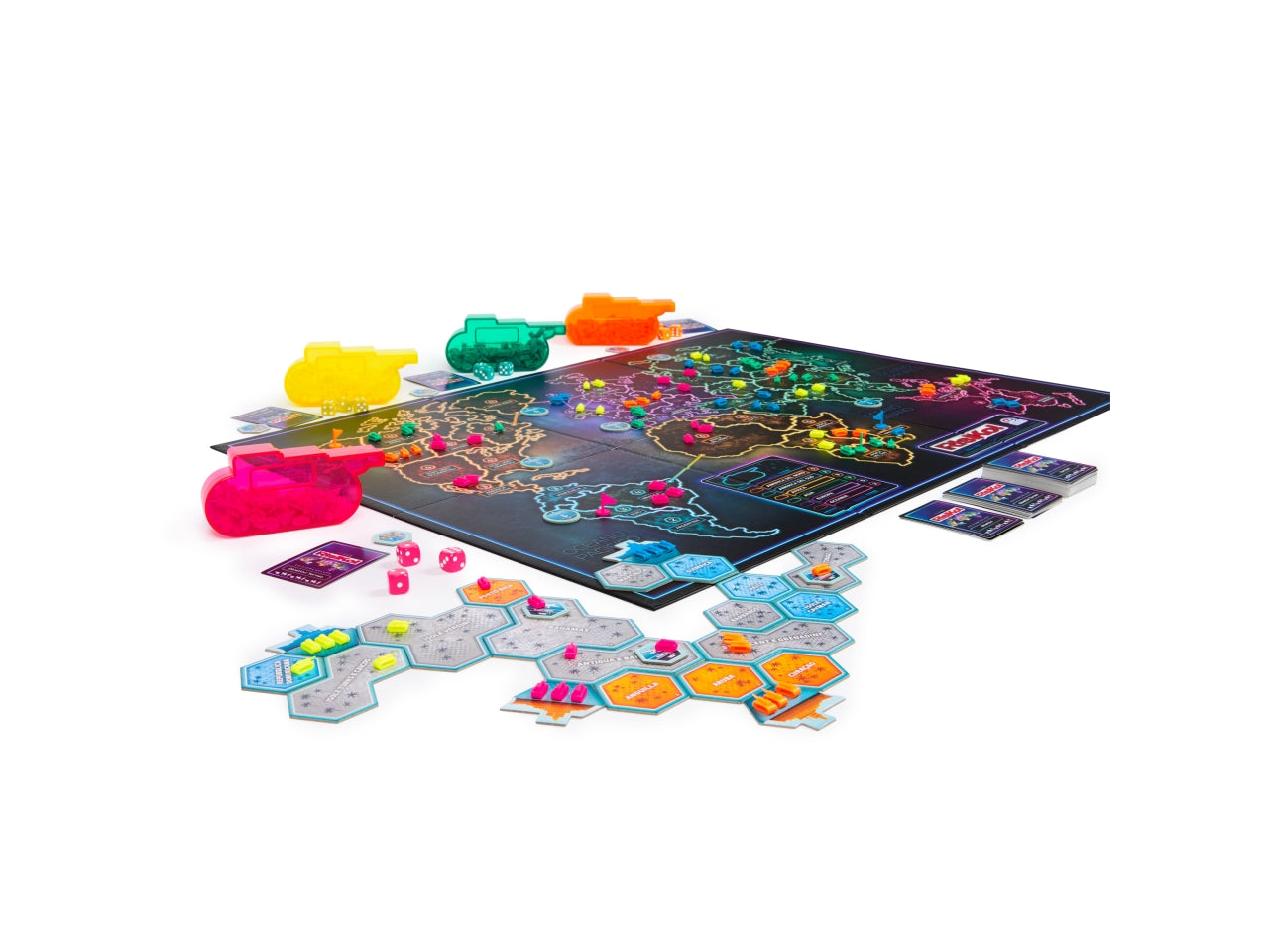 Risiko! Deluxe: Gioco da Tavolo Strategico, Carta e Plastica, Multicolore, EtÃ  10+, Plancia Extra Large, Obiettivi Segreti - Spin Master