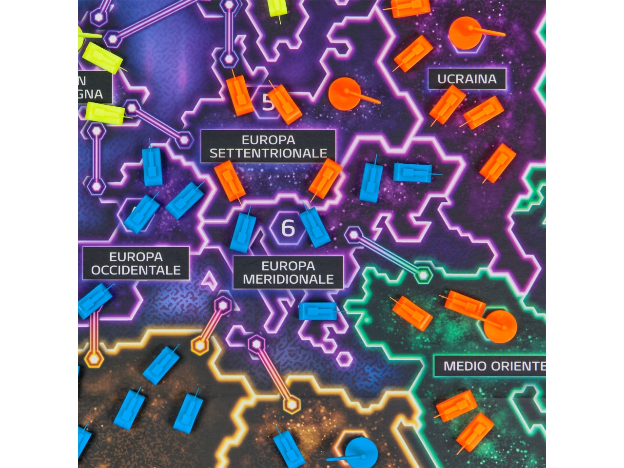 Risiko! Deluxe: Gioco da Tavolo Strategico, Carta e Plastica, Multicolore, EtÃ  10+, Plancia Extra Large, Obiettivi Segreti - Spin Master