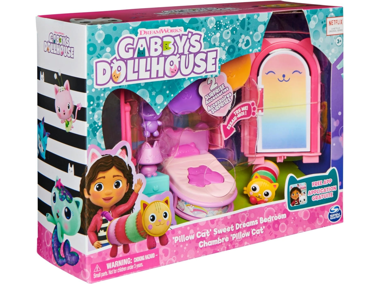 Gabby' Dollhouse le stanze della casa camera da letto