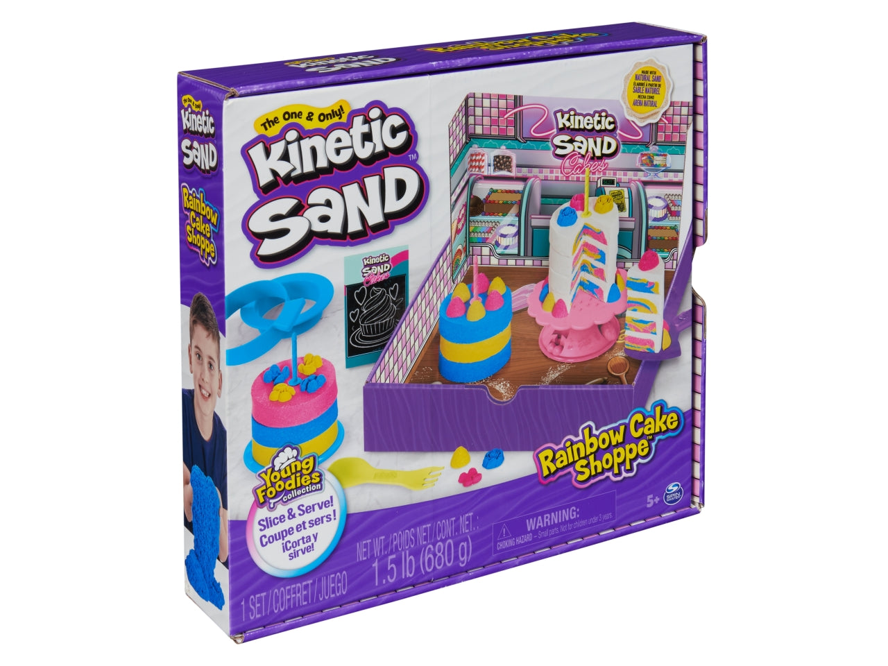 Kinetic sand torte arcobaleno