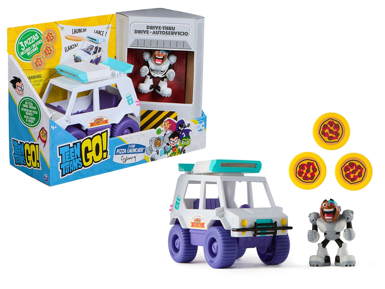 Teen titans go t-car lancia pizza | Spin Master