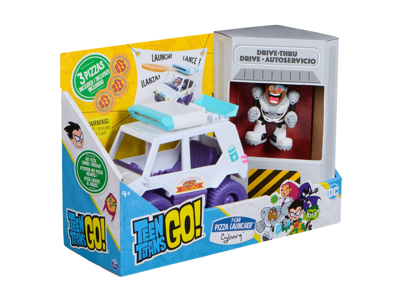 Teen titans go t-car lancia pizza | Spin Master