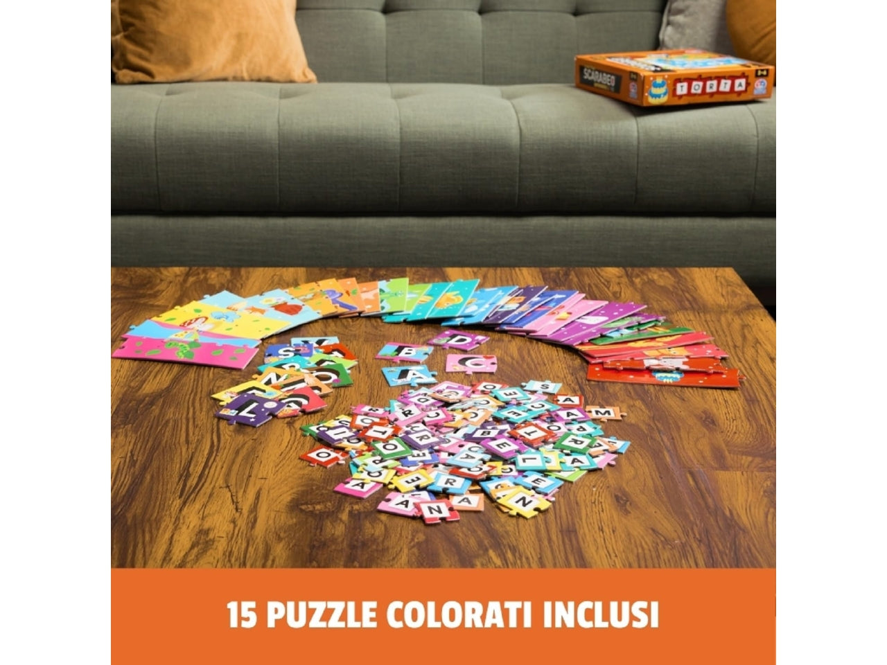 Scarabeo imparando l'abc puzzle