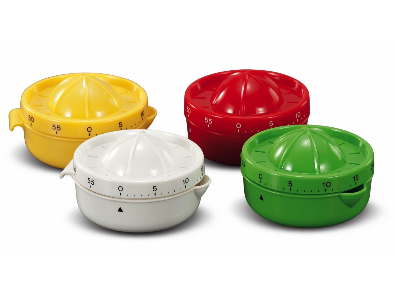 Timer cucina meccanico in plastica, da tavolo, 60 min - 8,5x8xh5,5cm - 4 colori assortiti - Star