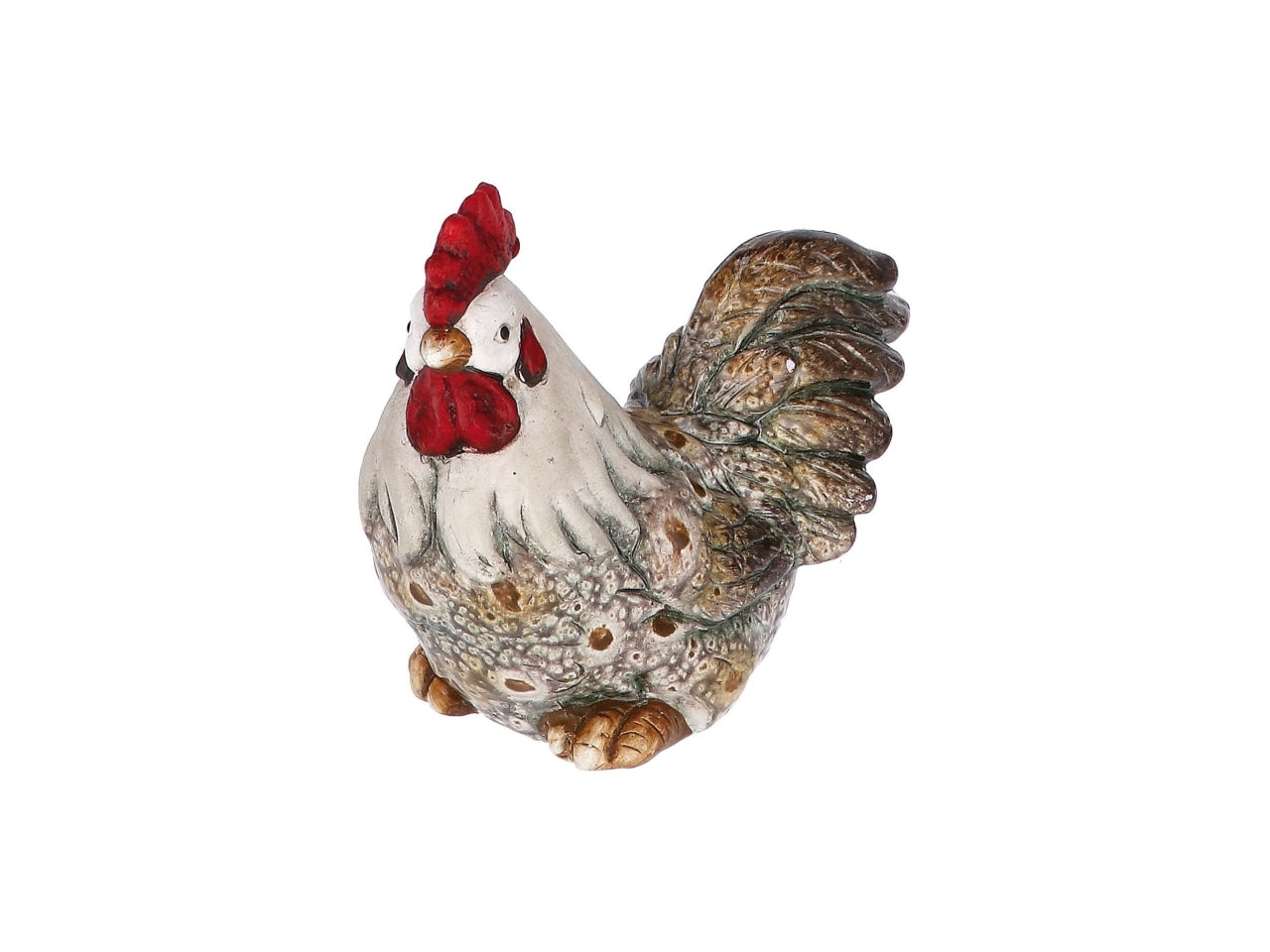 Gallo in ceramica 14,5x7xh.12cm