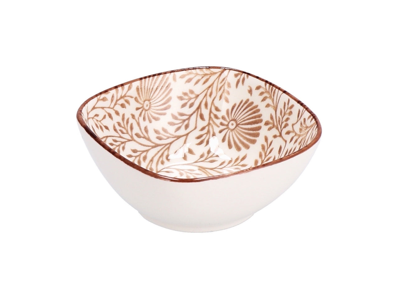 Ciotola in ceramica tricy 9x9xh.4cm 2 disegni assortiti