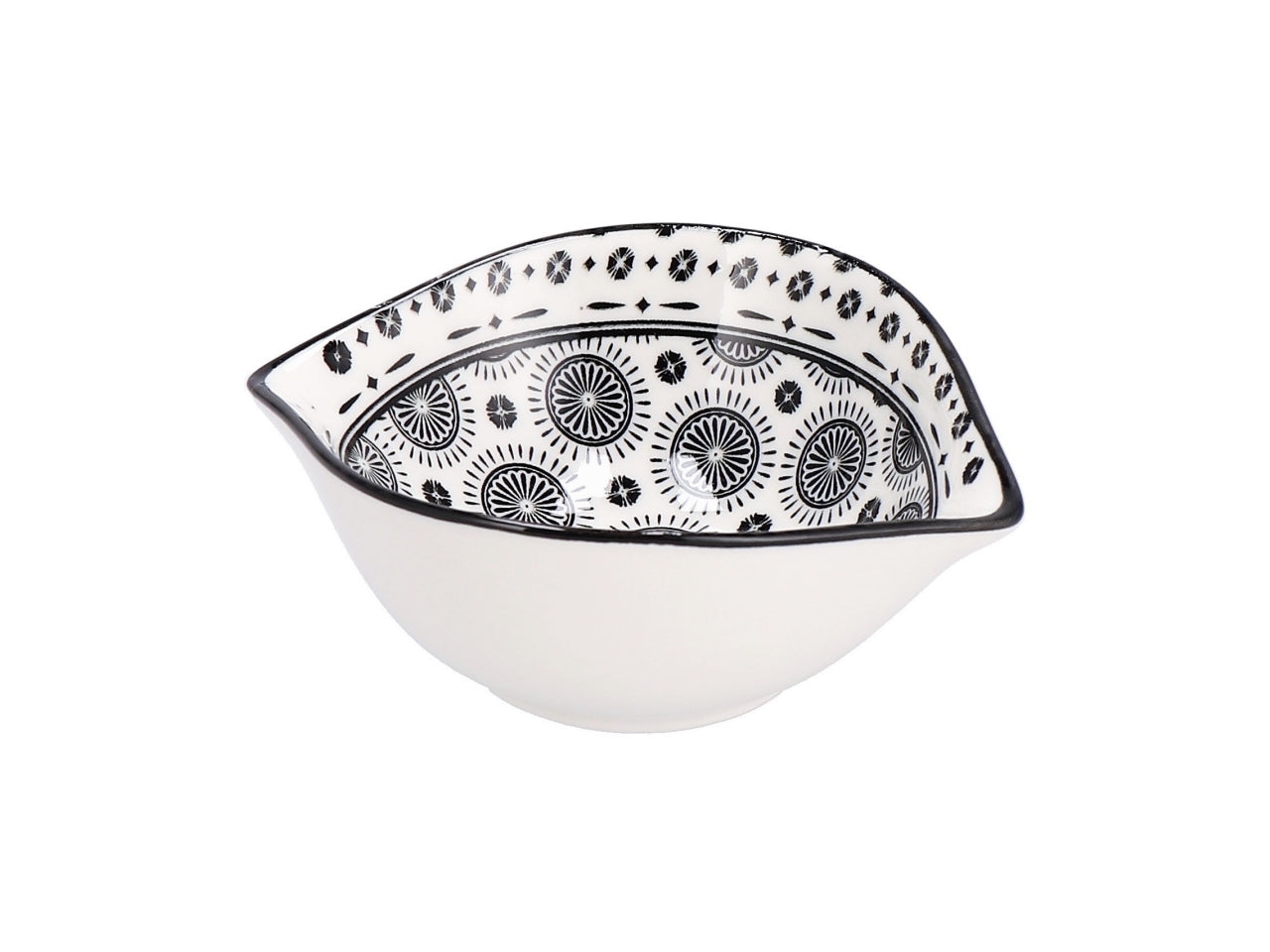 Ciotola in ceramica tricy 12x10xh.5cm 2 disegni assortiti