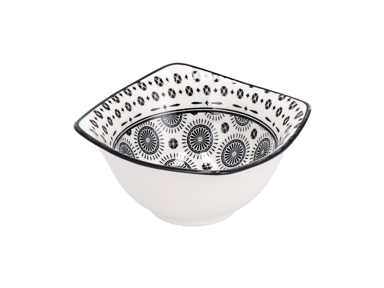 Ciotola in ceramica tricy 10x10xh.5cm 2 disegni assortiti